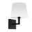 1lt Incandescent Wall Sconce, Mb W/ White Shade | WHN-91W-MB-WH