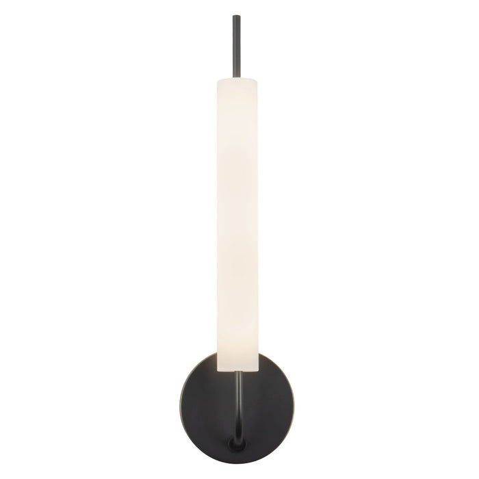 Wick 20-in Black Dimmable Led Wall Sconce | WS48120-UB