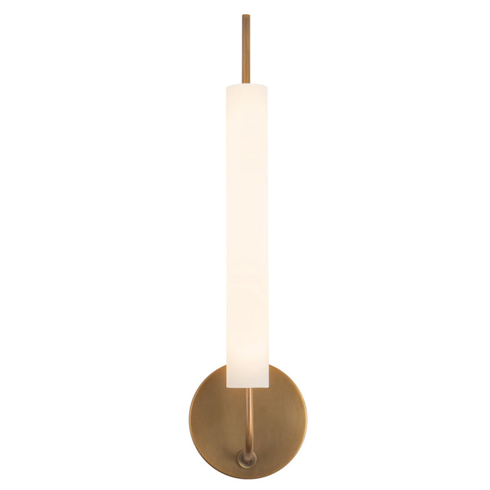 Wick 20-in Brass Dimmable Led Wall Sconce | WS48120-VB