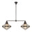 Willard 41-in Urban Bronze/prismatic Glass 2 Lights Linear Pendant | LP348241UBPG