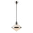 Willard 14-in Polished Nickel/opal Matte Glass 1 Light Pendant | PD348114PNOP