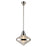 Willard 14-in Polished Nickel/prismatic Glass 1 Light Pendant | PD348114PNPG