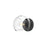 Willow 6-in Clear Glass/matte Black 1 Light Wall/vanity | WV548006MBCL