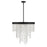 Crystorama Winham 6 Light Black Forged Chandelier