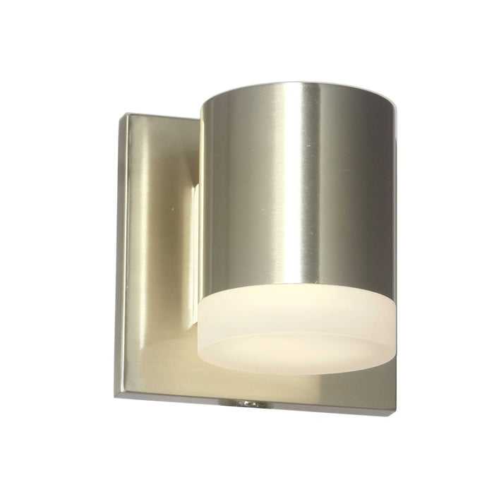 7w Wall Sconce, Aged Brass W/ Frosted Acrylic Diffuser | WLS-57LEDW-AGB