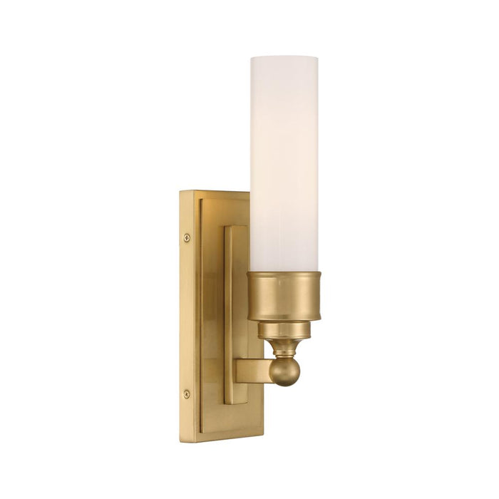 Wilcox 1 Light Led Aged Brass Sconce | WLX-301-AG