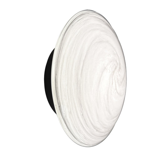 5w Wall Sconce, Mb W/ Swirl Glass | WNA-75LEDW-MB-SWL