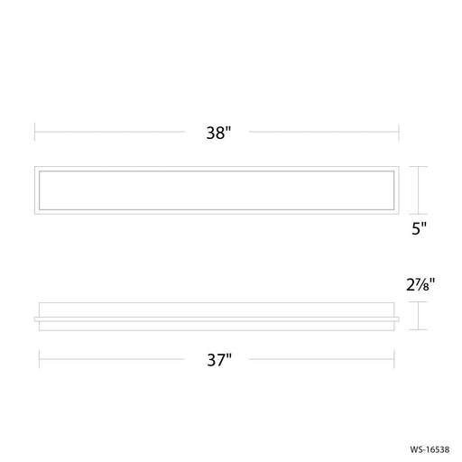 Ice Bar Bath Vanity Light | WS-16538-40-BN