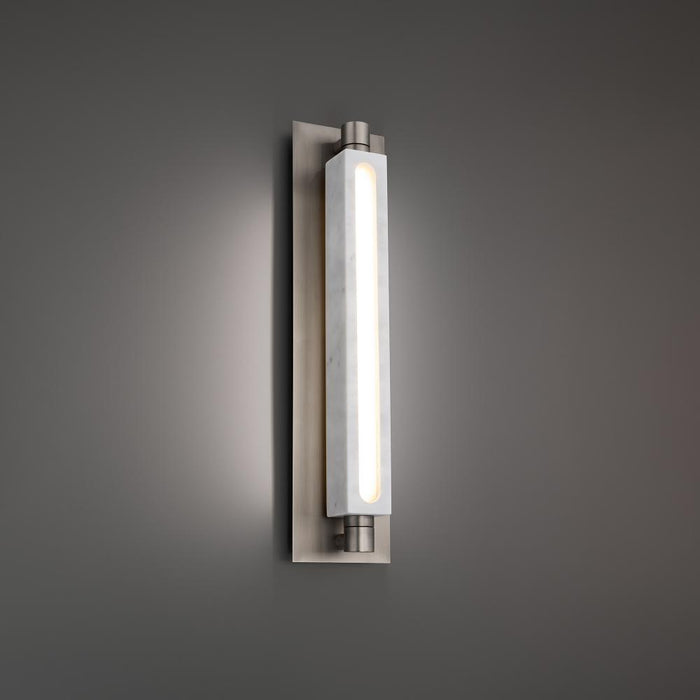 Stanchion Wall Sconce Light | WS-72524-WT/BN
