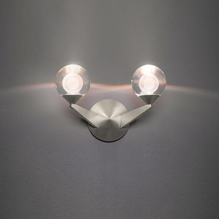 Double Bubble Wall Sconce Light | WS-82015-SN