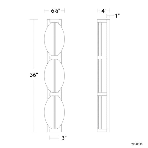 Deco Bath Vanity Light | WS-8536-30-AB