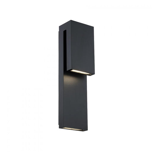 Double Down Outdoor Wall Sconce Light | WS-W13718-BK