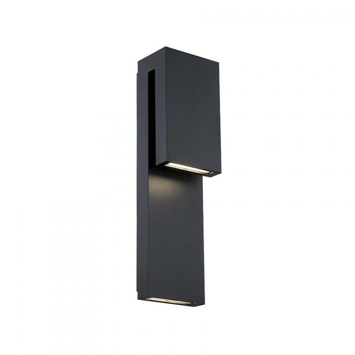 Double Down Outdoor Wall Sconce Light | WS-W13718-BK