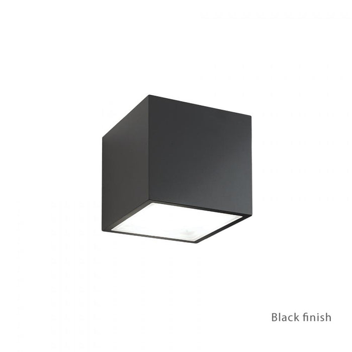 Bloc Outdoor Wall Sconce Light | WS-W9201-BK