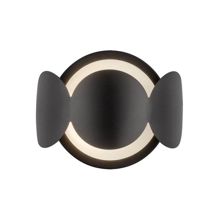 Ciel 10-in Black/opal Glass Socket Wall Sconce | WS59810-BK/OP