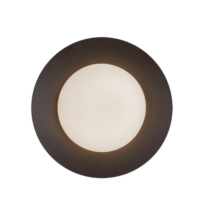 Cleo 9-in Black/opal Glass Led Wall Sconce | WS77909-BK/OP