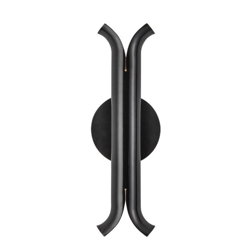 Husk 14-in Glossy Black Led Wall Sconce | WS89714-GBK