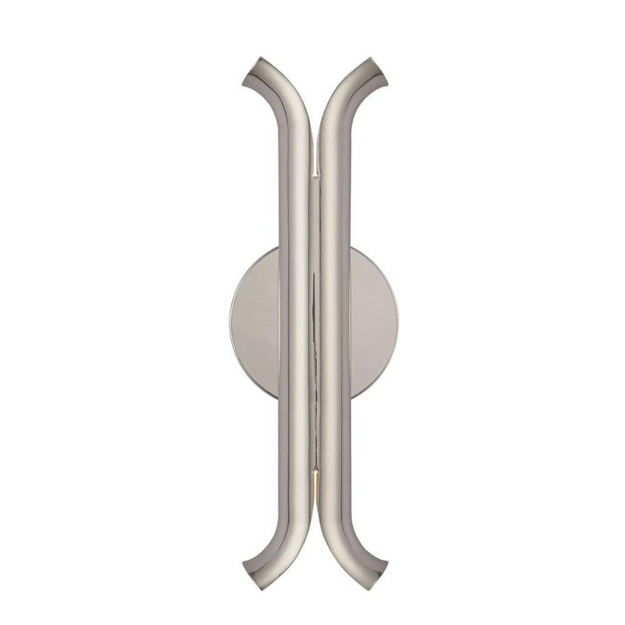 Husk 14-in Polished Nickel Led Wall Sconce | WS89714-PN