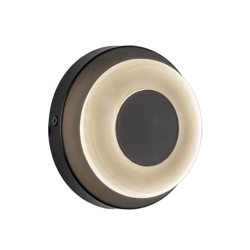 Stephord 4-in Black/frosted Glass Led Wall Sconce | WS97204-BK/FR