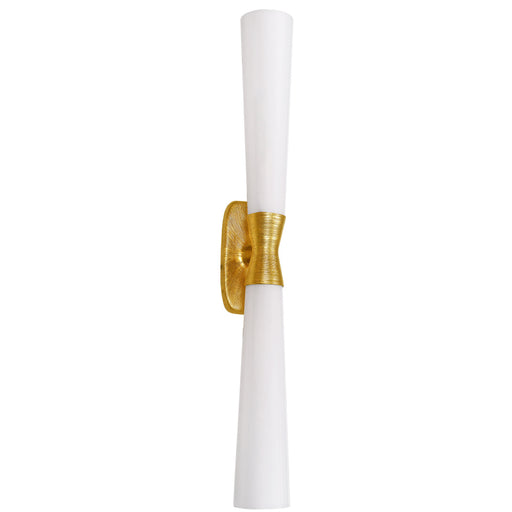 2 Light Wall Sconce, Gld W/ Opal Glass | WTY-312W-GLD