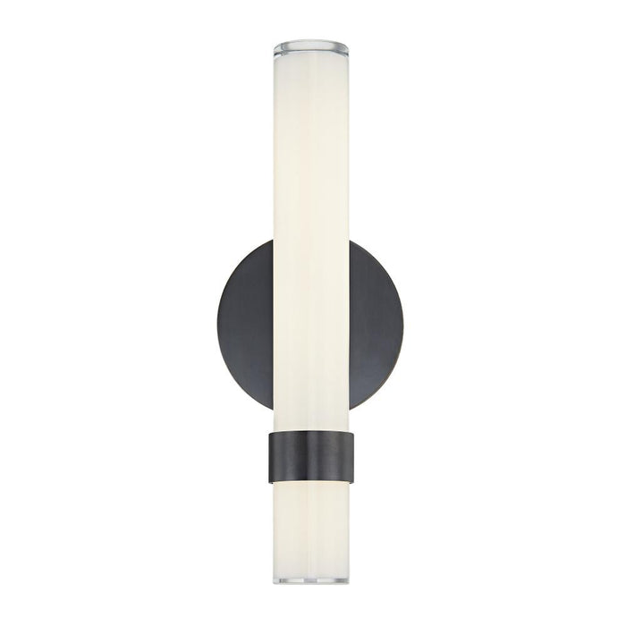 Madison 14-in Urban Bronze/glossy Opal Led Wall/vanity | WV324114UBGO-UNV