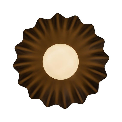 Soleil 10-in Matte Black/opal Glass Led Wall/vanity Light | WV436910MBOP-3WCCT-UNV