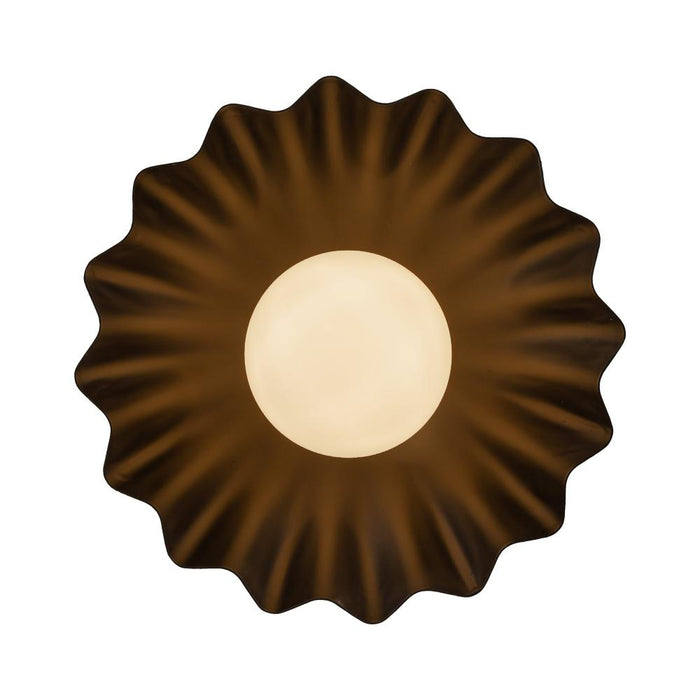 Soleil 10-in Matte Black/opal Glass Led Wall/vanity Light | WV436910MBOP-3WCCT-UNV