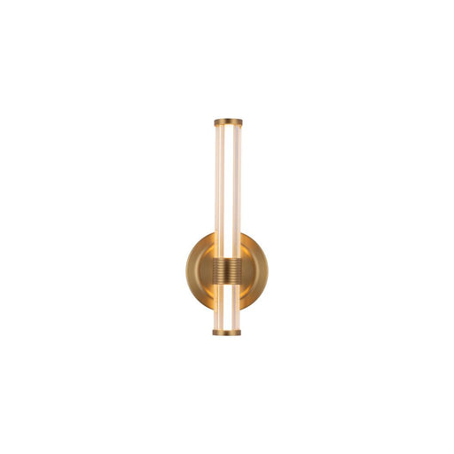 Elsie 12-in Brushed Gold Led Wall/vanity Light | WV509012BG-UNV