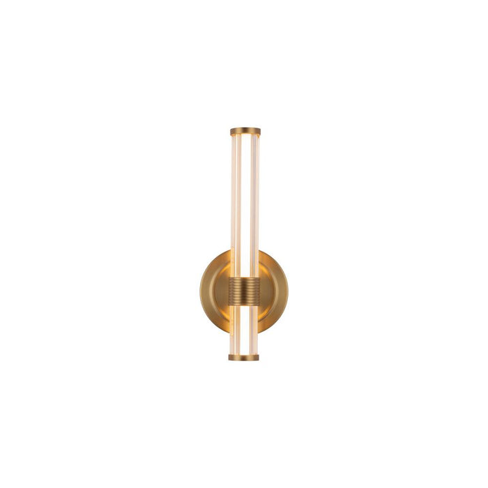 Elsie 12-in Brushed Gold Led Wall/vanity Light | WV509012BG-UNV