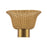 Rancho 14-in Brushed Gold Socket Wall/vanity Light | WV667014BG