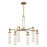 Wynwood 32-in Vintage Brass/glossy Opal 6 Lights Chandeliers | CH355632VBGO