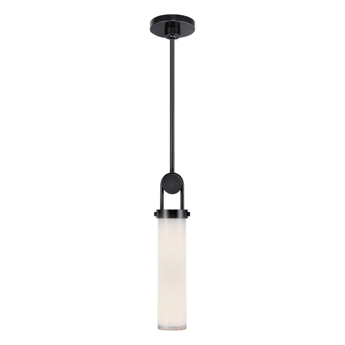 Wynwood 15-in Urban Bronze/glossy Opal 1 Light Pendant | PD355015UBGO