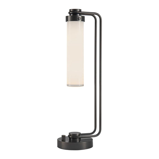 Wynwood 22-in Urban Bronze/glossy Opal 1 Light Table Lamp | TL355022UBGO