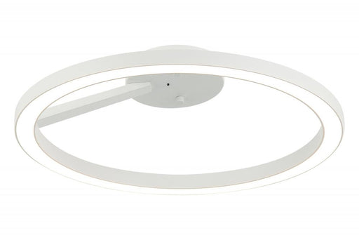 Matteo 1 Light "THE TRUNDLE" D16" WHITE CEILING MOUNT