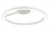 Matteo 1 Light "THE TRUNDLE" D16" WHITE CEILING MOUNT