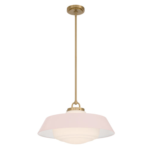 Xander 20'' Vibrant Gold + Blush Pendant | XAN-8009-VG-BH