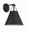 Crystorama Xavier 1 Light Matte Black Sconce