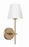 Crystorama Xavier 1 Light Vibrant Gold Sconce