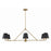 Crystorama Xavier 6 Light Vibrant Gold Linear Chandelier