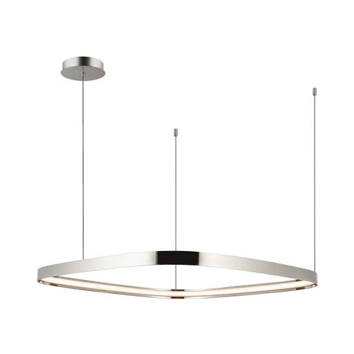 Yukon 31-in Polished Nickel Led Pendant | PD78031-PN-UNV