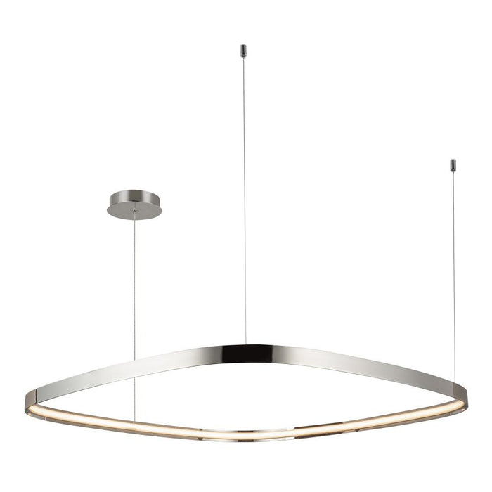 Yukon 40-in Polished Nickel Led Pendant | PD78040-PN