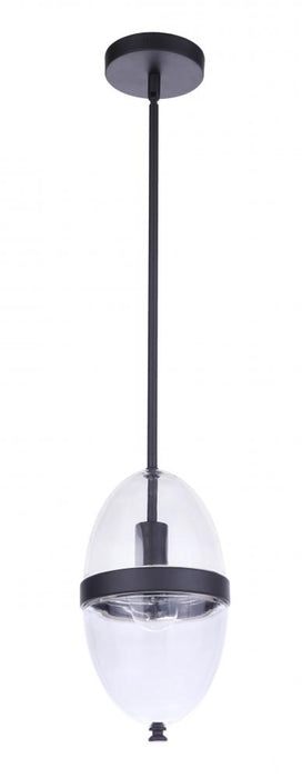 Craftmade Sivo 1 Light Outdoor Pendant in Midnight