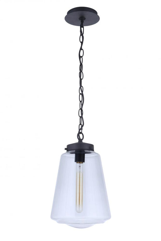 Craftmade Laclede 1 Light Large Outdoor Pendant in Midnight