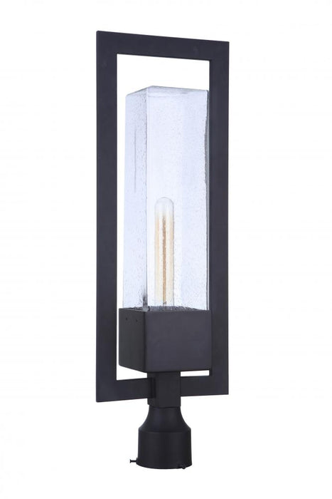 Craftmade Perimeter 1 Light Large Outdoor Post Mount in Midnight