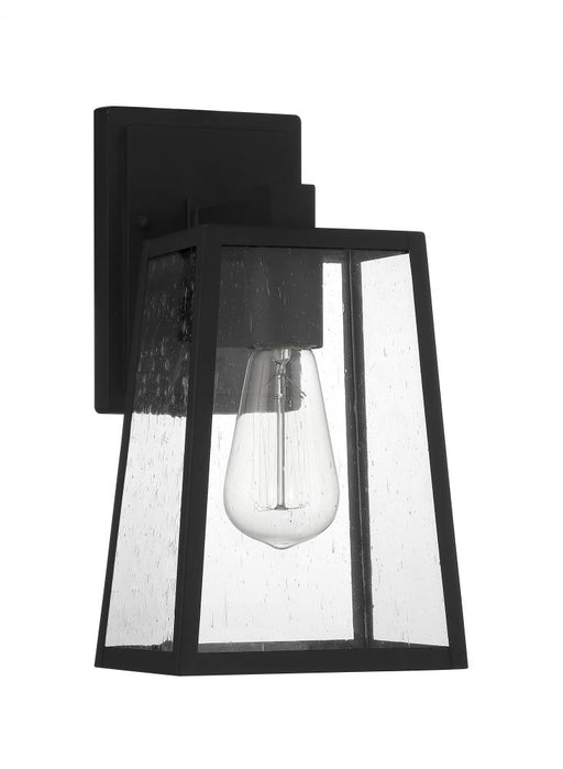 Craftmade Dunn 1 Light Medium Outdoor Wall Lantern in Textured Black