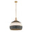 Zanzibar 5 Light Soft Gold + Matte Black Pendant | ZAN-9005-SG-MK