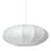1lt Zoey Pendant White Shade, Fabric Diff, White | ZOE-221P-WH-900
