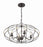 Zucca 4 Light English Bronze + Antique Gold Chandelier | ZUC-A9034-EB-GA