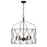 Zucca 6 Light English Bronze + Antique Gold Lantern Chandelier | ZUC-A9035-EB-GA