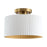 1 Light Semi- Flush Mount / Semi-plafonnier 1 Light | 206963A